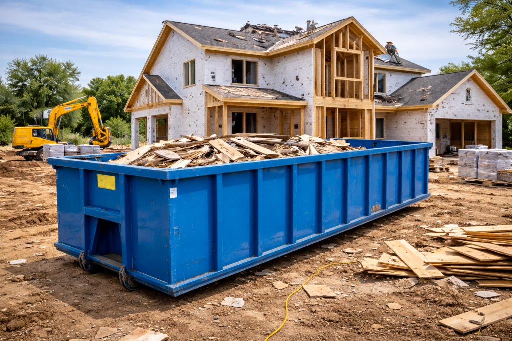 construction dumpster rental in Pottsboro TX