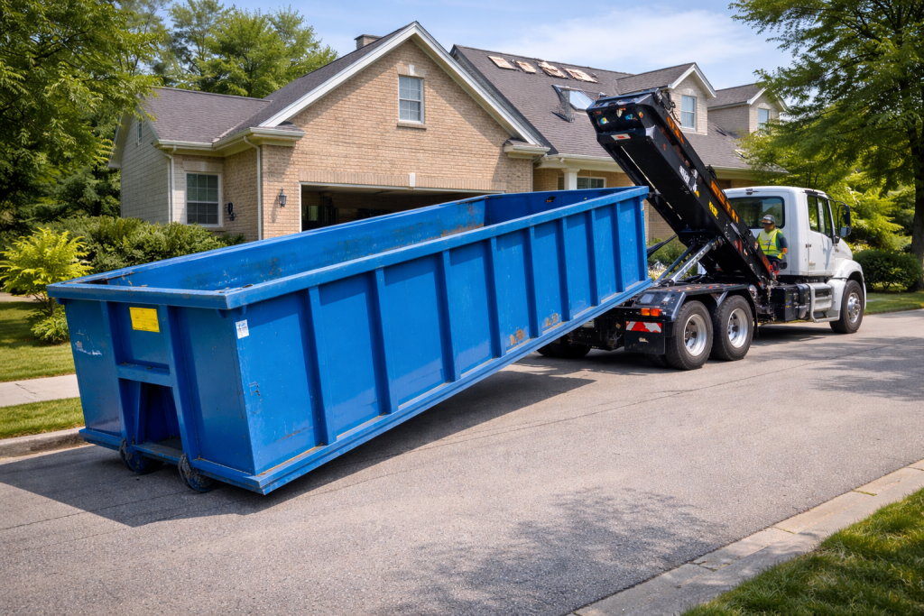 residential dumpster rental in Pottsboro TX