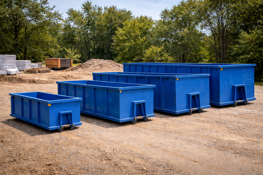 dumpster sizes in Pottsboro TX